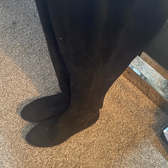Faux Leather Knee-High Boots - Picture 6 of 16